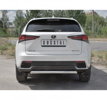 17 899 р. Защита заднего бампера (Ø63 мм, нержавейка) SLITKOFF Lexus NX300h Z10 дорестайлинг (2014-2017)  с доставкой в г. Йошкар-Ола. Увеличить фотографию 4