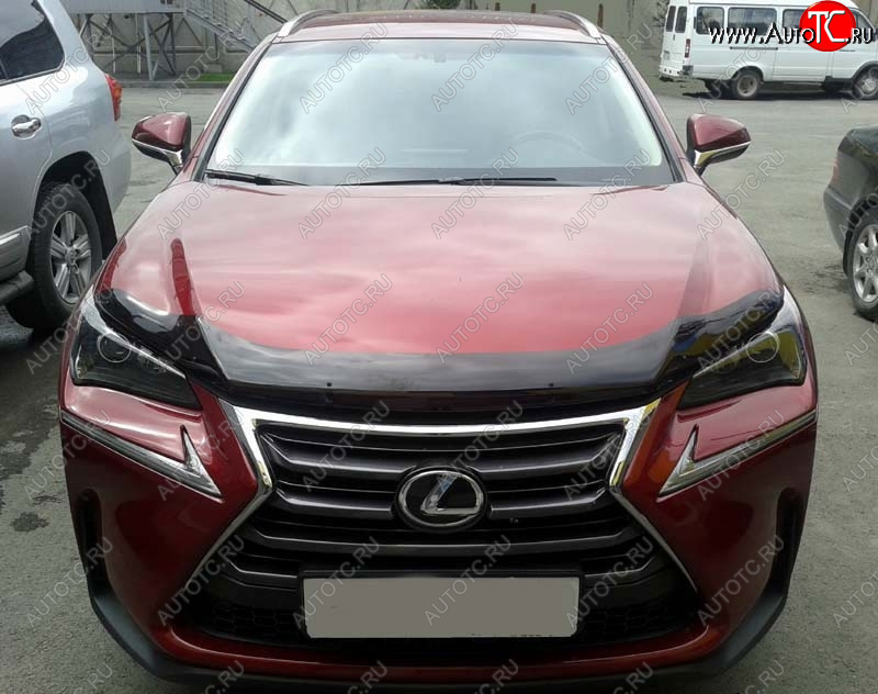 2 999 р. Дефлектор капота SIM Lexus NX200 Z10 дорестайлинг (2014-2017)  с доставкой в г. Йошкар-Ола