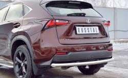 16 249 р. Защита заднего бампера (Ø63 мм, нержавейка) SLITKOFF  Lexus NX200  Z10 (2014-2017) дорестайлинг  с доставкой в г. Йошкар-Ола. Увеличить фотографию 4