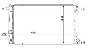 4 849 р. Радиатор двигателя SAT (трубчатый, МКПП/АКПП)  Lexus NX200  Z10 (2014-2021), Lexus NX300h  Z10 (2014-2017), Toyota Alphard  H20 (2008-2015), Toyota Estima  AHR20,XR50 (2006-2008), Toyota RAV4  XA40 (2012-2019), Toyota Vellfire (2008-2015)  с доставкой в г. Йошкар-Ола. Увеличить фотографию 1