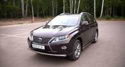 15 749 р. Одинарная защита переднего бампера диаметром 63 мм SLITKOFF Lexus RX270 AL10 дорестайлинг (2010-2012)  с доставкой в г. Йошкар-Ола. Увеличить фотографию 4