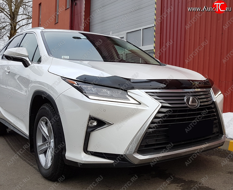 3 599 р. Дефлектор капота SIM  Lexus RX350  AL20 - RX350L  AL20  с доставкой в г. Йошкар-Ола