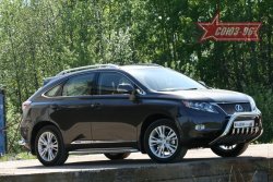 Защита переднего бампера Souz-96 (d76) Lexus RX450H AL10 дорестайлинг (2009-2012)