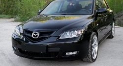 799 р. Реснички на фары RA Mazda 3/Axela BK дорестайлинг, хэтчбэк (2003-2006) (Неокрашенные)  с доставкой в г. Йошкар-Ола. Увеличить фотографию 3