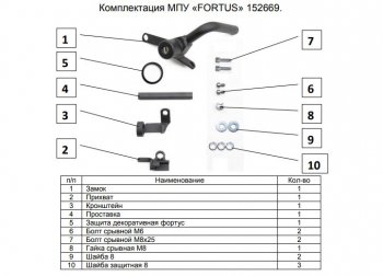 10 999 р. Замок КПП FORTUS (AT+) Mazda 3/Axela BM дорестайлинг седан (2013-2016)  с доставкой в г. Йошкар-Ола. Увеличить фотографию 3