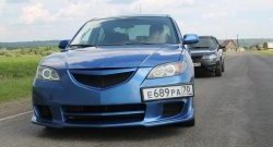 8 499 р. Передний бампер Mazda Speed Mazda 3/Axela BK дорестайлинг седан (2003-2006) (Неокрашенный)  с доставкой в г. Йошкар-Ола. Увеличить фотографию 2