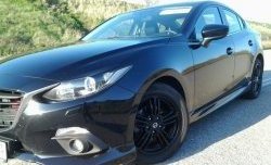 3 889 р. Клыки на передний бампер Style Mazda 3/Axela BM дорестайлинг седан (2013-2016) (Неокрашенные)  с доставкой в г. Йошкар-Ола. Увеличить фотографию 4