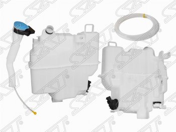 Бачок омывателей SAT (с горловиной, 1 мотором и датчик уровня, большой, пр-во Тайвань) Mazda 3/Axela BM дорестайлинг седан (2013-2016)