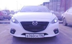 2 549 р. Рамка гос. номера Style Mazda 3/Axela BM дорестайлинг седан (2013-2016)  с доставкой в г. Йошкар-Ола. Увеличить фотографию 3