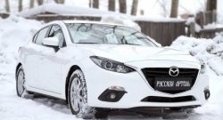 1 129 р. Реснички на фары RA Mazda 3/Axela BM дорестайлинг седан (2013-2016) (Неокрашенные)  с доставкой в г. Йошкар-Ола. Увеличить фотографию 6