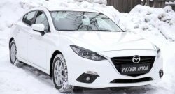 1 129 р. Реснички на фары RA Mazda 3/Axela BM дорестайлинг седан (2013-2016) (Неокрашенные)  с доставкой в г. Йошкар-Ола. Увеличить фотографию 7