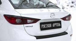 1 139 р. Реснички на фонари RA  Mazda 3/Axela  BM (2013-2016) дорестайлинг седан (Неокрашенные)  с доставкой в г. Йошкар-Ола. Увеличить фотографию 5