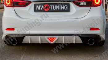 2 499 р. Стоп сигнал LED F1 Mazda 6 GJ дорестайлинг седан (2012-2015) (Белый)  с доставкой в г. Йошкар-Ола. Увеличить фотографию 2