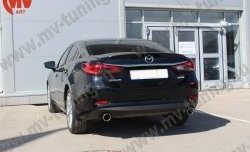 5 199 р. Лип спойлер Boomer Design Mazda 6 GJ 1-ый рестайлинг седан (2015-2018) (Неокрашенный)  с доставкой в г. Йошкар-Ола. Увеличить фотографию 5