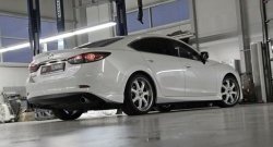 5 499 р. Накладки на задний бампер SkyActivSport  Mazda 6  GJ (2012-2015) дорестайлинг седан (Неокрашенная)  с доставкой в г. Йошкар-Ола. Увеличить фотографию 6