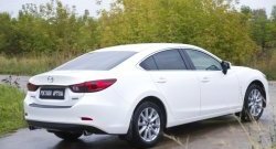 1 039 р. Накладка на задний бампер RA  Mazda 6  GJ (2012-2018) дорестайлинг седан, 1-ый рестайлинг седан  с доставкой в г. Йошкар-Ола. Увеличить фотографию 3