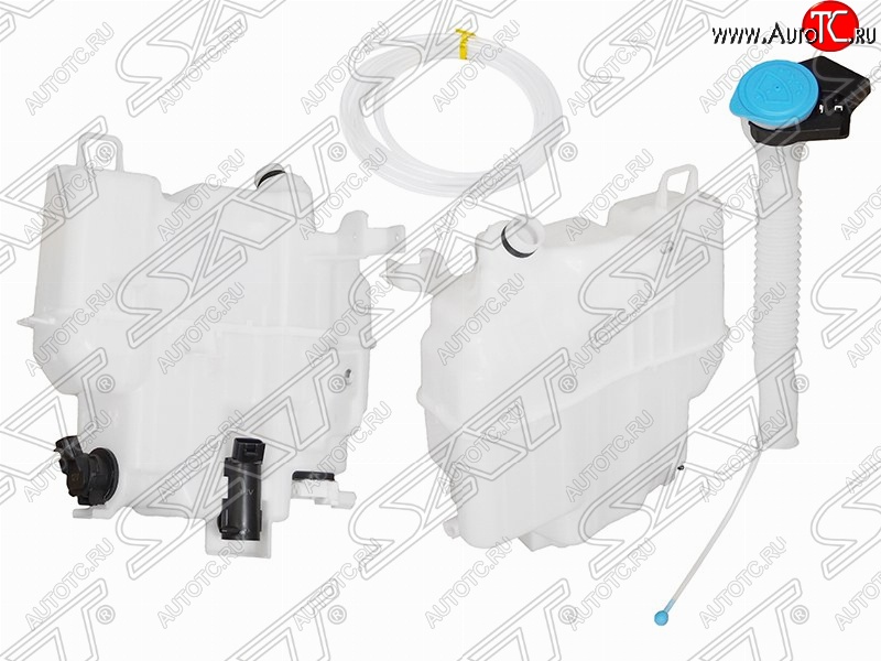 4 399 р. Бачок омывателей SAT (с горловиной, 2-мя моторами и датчиком уровня, большой) Mazda 6 GJ 1-ый рестайлинг седан (2015-2018)  с доставкой в г. Йошкар-Ола