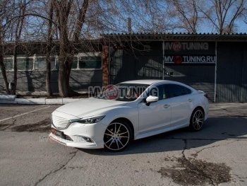 8 999 р. Решетка радиатора MV tuning Mazda 6 GJ 1 рестайлинг универсал (2015-2018) (Неокрашенная)  с доставкой в г. Йошкар-Ола. Увеличить фотографию 3