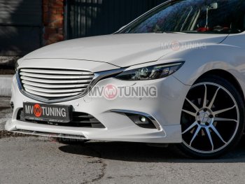 8 999 р. Решетка радиатора MV tuning Mazda 6 GJ 1 рестайлинг универсал (2015-2018) (Неокрашенная)  с доставкой в г. Йошкар-Ола. Увеличить фотографию 7