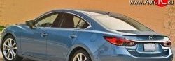 2 699 р. Лип спойлер M-VRS Mazda 6 GJ 1-ый рестайлинг седан (2015-2018) (Неокрашенный)  с доставкой в г. Йошкар-Ола. Увеличить фотографию 2