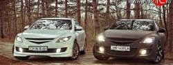 4 999 р. Решётка радиатора Sport Mazda 6 GH дорестайлинг седан (2007-2010) (Неокрашенная)  с доставкой в г. Йошкар-Ола. Увеличить фотографию 2