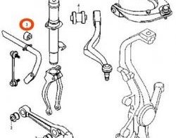 459 р. Полиуретановая втулка стабилизатора передней подвески Точка Опоры (23 мм) Mazda Atenza GG универсал дорестайлинг (2002-2005)  с доставкой в г. Йошкар-Ола. Увеличить фотографию 2