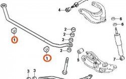 256 р. Полиуретановая втулка стабилизатора передней подвески Точка Опоры (24,5 мм)  Mazda B-Series (1998-2007)  с доставкой в г. Йошкар-Ола. Увеличить фотографию 2