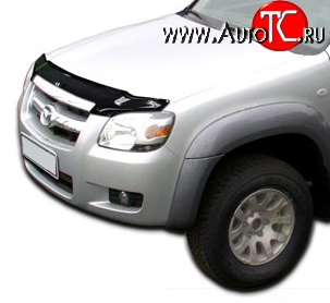 4 599 р. Дефлектор капота NovLine Mazda BT-50 (2006-2011)  с доставкой в г. Йошкар-Ола