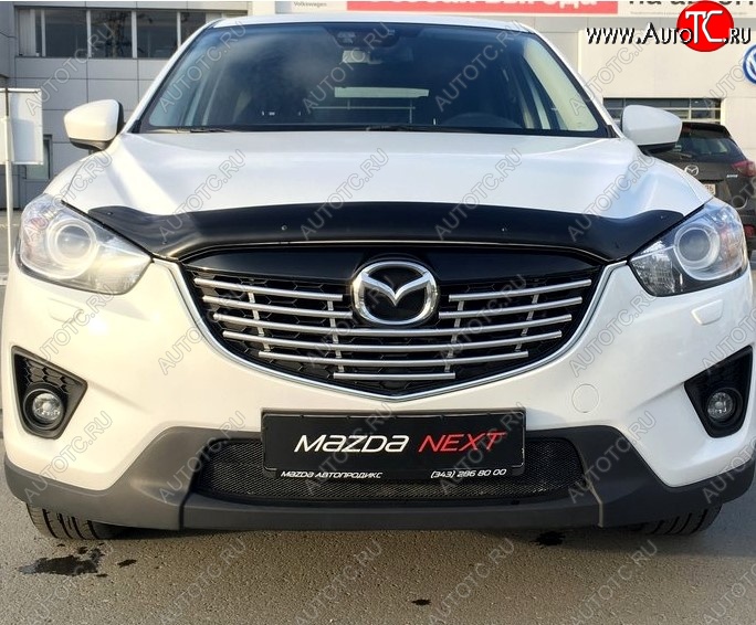 2 499 р. Дефлектор капота NovLine Mazda CX-5 KE рестайлинг (2015-2017)  с доставкой в г. Йошкар-Ола