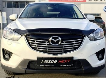 3 299 р. Дефлектор капота NovLine  Mazda CX-5  KE (2011-2017) дорестайлинг, рестайлинг  с доставкой в г. Йошкар-Ола. Увеличить фотографию 3