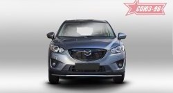 15 254 р. Одинарная защита переднего бампера (d42) Premium Souz-96 Mazda CX-5 KE рестайлинг (2015-2017)  с доставкой в г. Йошкар-Ола. Увеличить фотографию 2