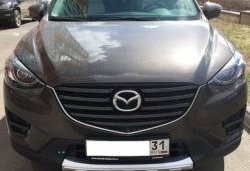 2 349 р. Накладка на передний бампер СТ v4 v4 Mazda CX-5 KE дорестайлинг (2011-2014) (Неокрашенная)  с доставкой в г. Йошкар-Ола. Увеличить фотографию 2