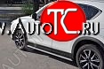 31 649 р. Пороги труба 120х60 овал с проступью . Russtal Mazda CX-5 KF (2016-2024)  с доставкой в г. Йошкар-Ола