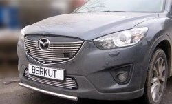 9 399 р. Декоративная вставка решетки радиатора Berkut  Mazda CX-5  KE (2011-2017) дорестайлинг, рестайлинг  с доставкой в г. Йошкар-Ола. Увеличить фотографию 1