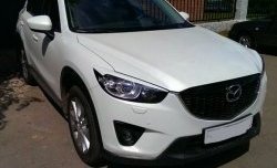 1 399 р. Реснички на фары CT v2 Mazda CX-5 KE дорестайлинг (2011-2014) (Неокрашенные)  с доставкой в г. Йошкар-Ола. Увеличить фотографию 3