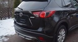 5 699 р. Лип спойлер CT Mazda CX-5 KE рестайлинг (2015-2017) (Неокрашенный)  с доставкой в г. Йошкар-Ола. Увеличить фотографию 6