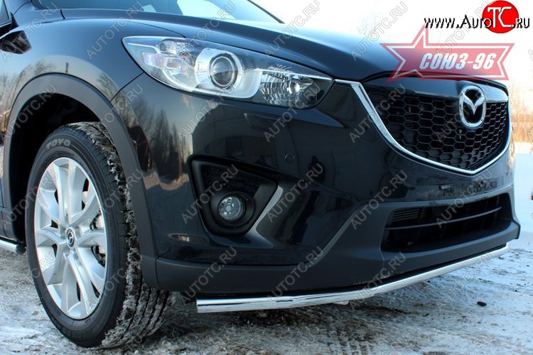 15 254 р. Защита переднего бампера одинарная Souz-96 (d42) Mazda CX-5 KE рестайлинг (2015-2017)  с доставкой в г. Йошкар-Ола