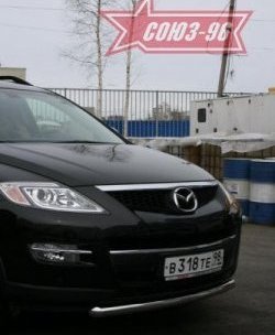 Защита переднего бампера одинарная Souz-96 (d60) Mazda CX-9 TB дорестайлинг (2007-2009)