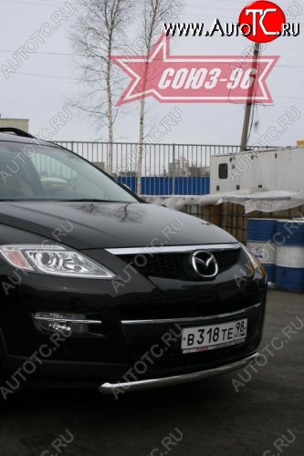 2 384 р. Защита переднего бампера одинарная Souz-96 (d60) Mazda CX-9 TB дорестайлинг (2007-2009)  с доставкой в г. Йошкар-Ола