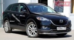 Защита переднего бампера (d42) Souz-96 Mazda CX-9 TB дорестайлинг (2007-2009)