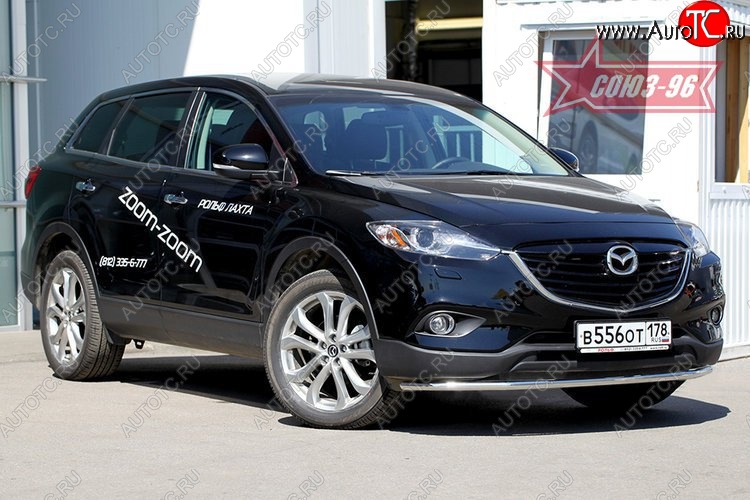 16 199 р. Защита переднего бампера (d42) Souz-96 Mazda CX-9 TB дорестайлинг (2007-2009)  с доставкой в г. Йошкар-Ола