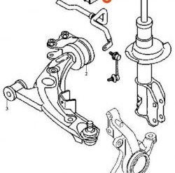 299 р. Полиуретановая втулка стабилизатора передней подвески Точка Опоры (31 мм) Mazda CX-9 TB дорестайлинг (2007-2009)  с доставкой в г. Йошкар-Ола. Увеличить фотографию 2
