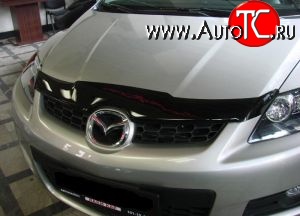 3 499 р. Дефлектор капота NovLine Mazda CX-7 ER дорестайлинг (2006-2010)  с доставкой в г. Йошкар-Ола