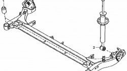 1 269 р. Полиуретановый сайлентблок балки задней подвески Точка Опоры Mazda 2/Demio DW дорестайлинг (1996-1999)  с доставкой в г. Йошкар-Ола. Увеличить фотографию 2
