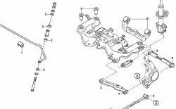 709 р. Полиуретановый сайлентблок нижних поперечных тяг задней подвески Mazda 323/Familia седан BJ дорестайлинг (1998-2000)  с доставкой в г. Йошкар-Ола. Увеличить фотографию 2