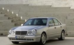 4 499 р. Комплект порогов AMG E45 Mercedes-Benz E-Class W210 дорестайлинг седан (1996-1999) (Неокрашенные)  с доставкой в г. Йошкар-Ола. Увеличить фотографию 3