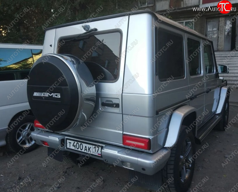 9 999 р. Колпак (крышка) запаски (R16-20) AMG KOLPAKA.NET Mercedes-Benz G class W463 5 дв. дорестайлинг (1989-1994) (наклейка AMG черная)  с доставкой в г. Йошкар-Ола