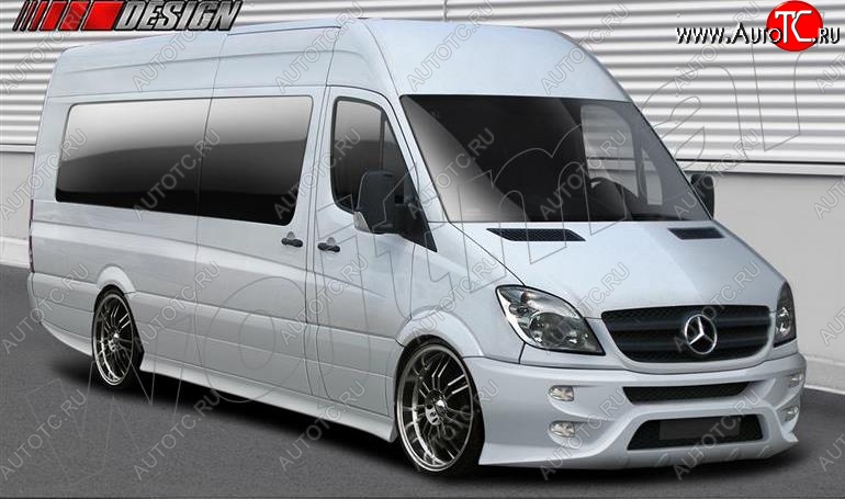 8 899 р. Передний бампер ST Mercedes-Benz Sprinter W906 (2006-2013)  с доставкой в г. Йошкар-Ола