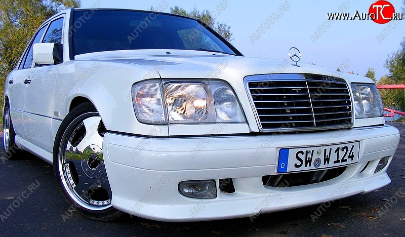 10 599 р. Передний бампер WALD Mercedes-Benz E-Class W124 седан дорестайлинг (1984-1993) (Неокрашенный)  с доставкой в г. Йошкар-Ола