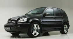 Пороги накладки Executive Line Wald Mercedes-Benz ML class W163 дорестайлинг (1997-2001)